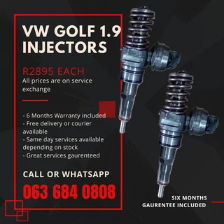 Vw Golf 1.9 Diesel Injectors For Sale With Warranty On