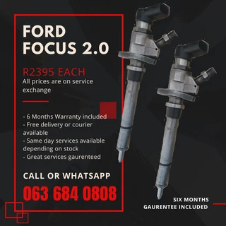 Ford Focus 2.0 Diesel Injectors For Sale With Warranty