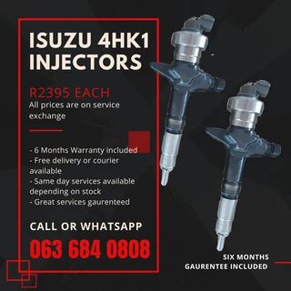 Isuzu 4hk1 Injectors For Sale With Warranty