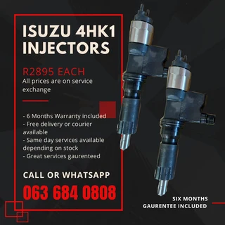 Isuzu 4hk1 Truck Injectors For Sale With Warranty