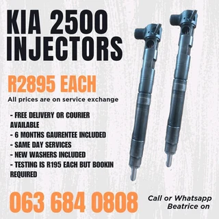 Kia 2500 Diesel Injectors For Sale With Warranty
