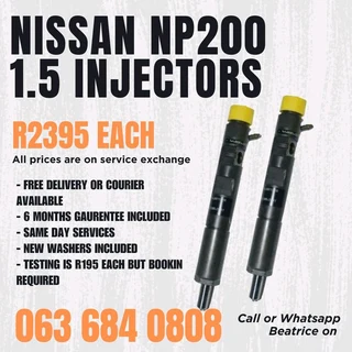 Nissan Np200 1.5 Diesel Injectors For Sale With Warranty