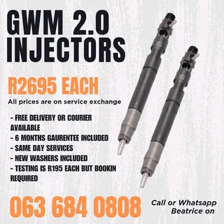 Gwm 2.0 Diesel Injectors For Sale With Warranty