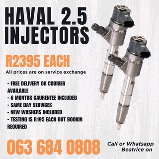 Haval 2.5 Injectors For Sale With Warranty