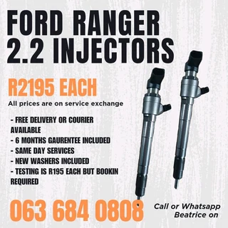 Ford Ranger 2.2 Diesel Injectors For Sale With Warranty