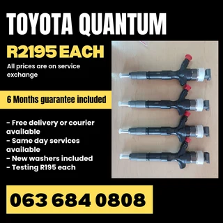 Toyota Quantum Diesel Injectors For Sale With Warranty