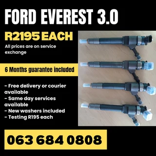Ford Ranger 3.0 Diesel Injectors For Sale With Warranty