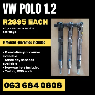 Vw Polo 1.2 Diesel Injectors For Sale With Warranty On