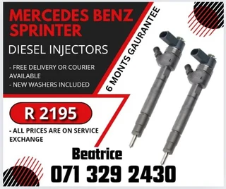 Mercedes Benz Sprinter Diesel Injectors For Sale With Warranty