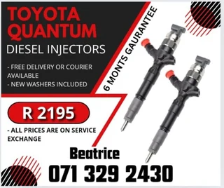 Toyota Quantum Diesel Injectors For Sale With Warranty