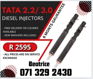 Tata Safari 2.2 And 3.0 Diesel Injectors For Sale With Warranty