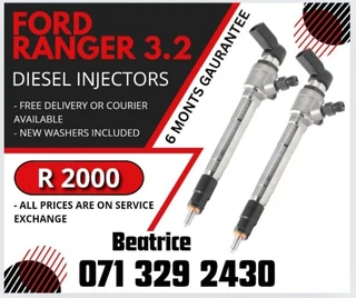 Ford Ranger 3.2 Diesel Injectors For Sale With Warranty