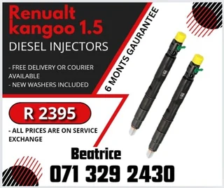Renualt Kangoo 1.5 Diesel Injectors For Sale With Warranty