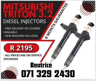 Mitsubishi Triton 3.2 Diesel Injectors For Sale With Warranty On