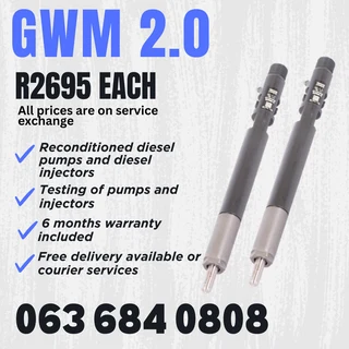 Gwm Steed 2.0 Diesel Injectors For Sale With Warranty