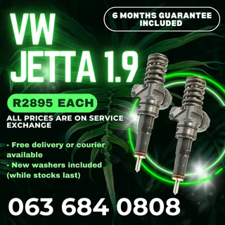 Vw Jetta 1.9 Diesel Injectors For Sale With Warranty On