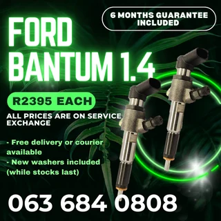 Ford Bantum 1.4 Diesel Injectors For Sale With Warranty