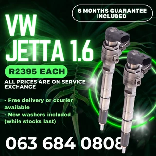 Vw Jetta 1.6 Diesel Injectors For Sale With Warranty