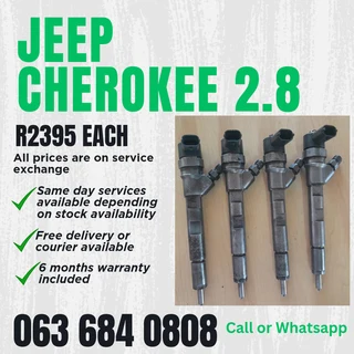 Jeep Cherokee 2.8 Diesel Injectors For Sale With Warranty