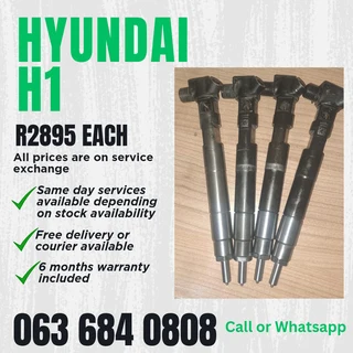 Hyundai H1 Diesel Injectors For Sale With Warranty On