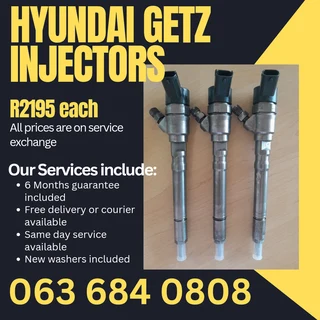 Hyundai Getz 1.5 Diesel Injectors For Sale With Warranty
