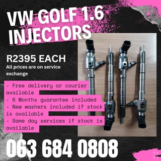 Vw Golf 1.6 Diesel Injectors For Sale With Warranty