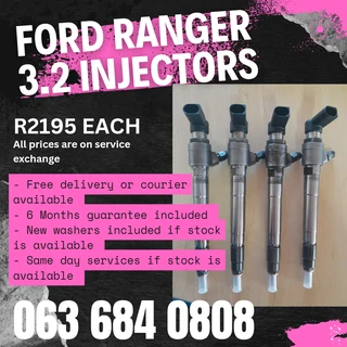 Ford Ranger 3.2 Diesel Injectors For Sale With Warranty