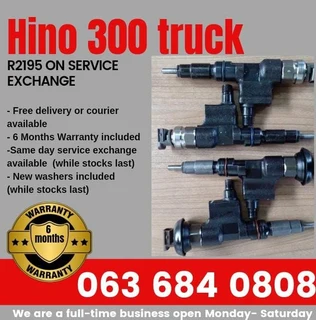 Hino Truck 300 Diesel Injectors For Sale With Warranty