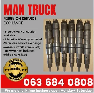 Man Truck Diesel Injectors For Sale With Warranty