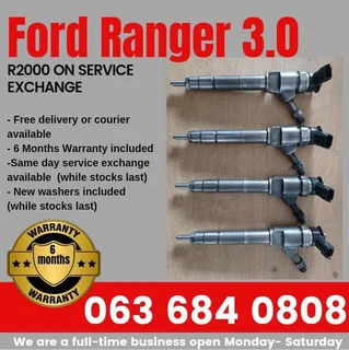 Ford Ranger 3.0 Diesel Injectors For Sale With Warranty On