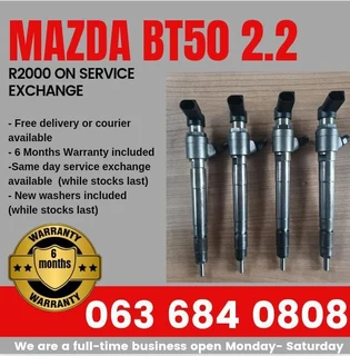 Mazda Bt50 2.2 Diesel Injectors For Sale With Warranty