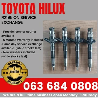 Toyota Hilux Diesel Injectors For Sale With Warranty
