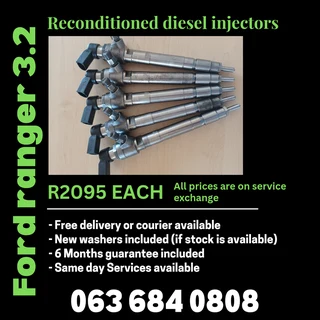 Ford Ranger 3.2 Diesel Injectors For Sale With Warranty