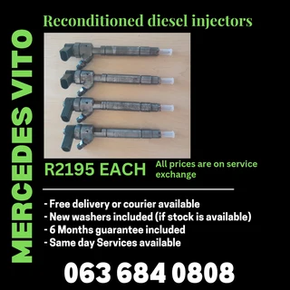 Mercedes Benz Vito Diesel Injectors For Sale With Warranty