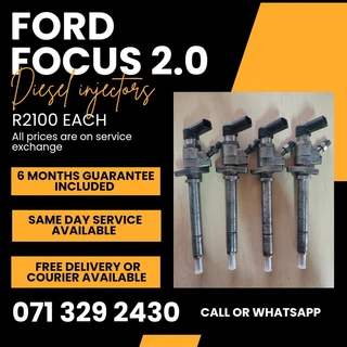 Ford Focus 2.0 Diesel Injectors For Sale With Warranty