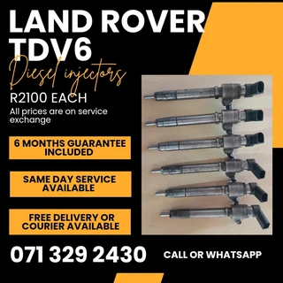 Land Rover Discovery Tdv6 Diesel Injectors For Sale With Warranty