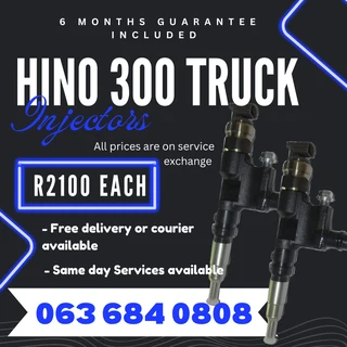 Hino Truck 300 Diesel Injectors For Sale With Warranty