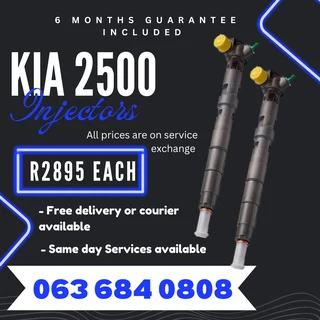 Kia 2500 Diesel Injectors For Sale With Warranty
