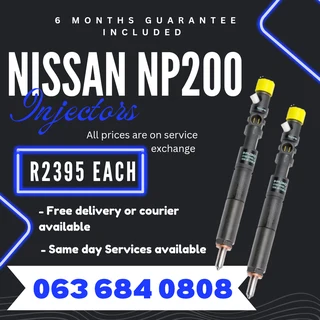 Nissan Np200 1.5 Diesel Injectors For Sale With Warranty