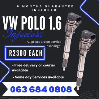 Vw Polo 1.6 Diesel Injectors For Sale With Warranty