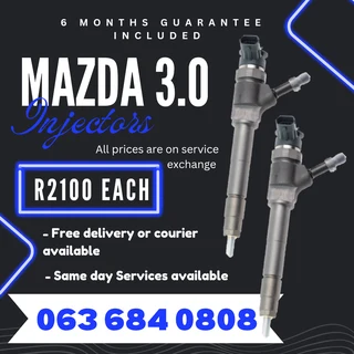 Mazda Bt50 3.0 Diesel Injectors For Sale With Warranty