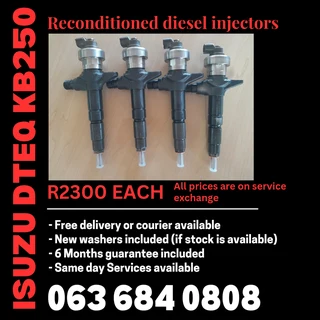 Isuzu Dteq Kb250 Diesel Injectors For Sale With Warranty