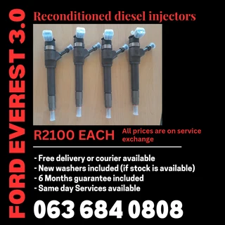 Ford Everest 3.0 Diesel Injectors For Sale With Warranty