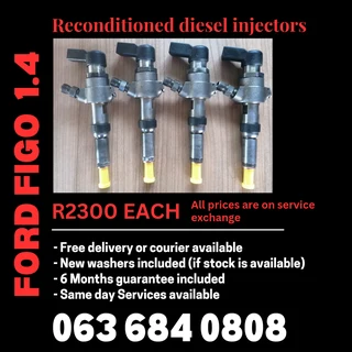 Ford Figo 1.4 Diesel Injectors For Sale With Warranty