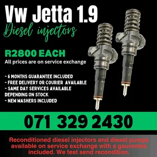 Vw Jetta 1.9 Diesel Injectors For Sale With Warranty