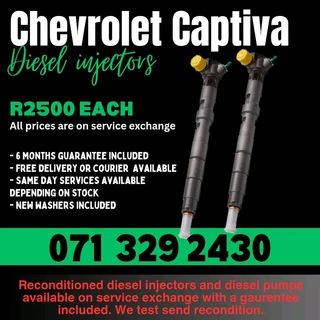Chevrolet Captiva Diesel Injectors For Sale With Warranty