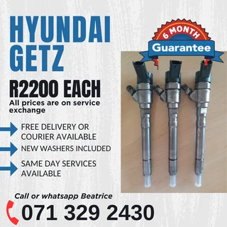 Hyundai Getz Diesel Injectors For Sale With Warranty