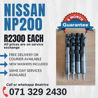 Nissan Np200 1.5 Diesel Injectors For Sale With Warranty