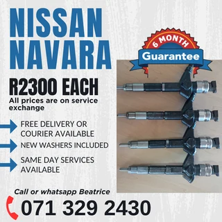 Nissan Navara Yd25 Diesel Injectors For Sale With Warranty
