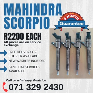 Mahindra Scorpio Diesel Injectors For Sale With Warranty